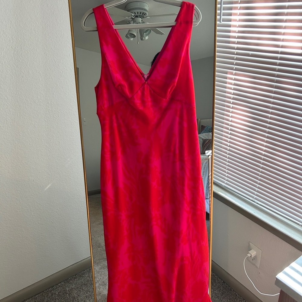 Showpo Vibrant Pink/ Red Dress